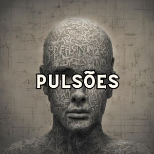 Imagem da mente humana com a palavra pulsões