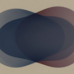 Formas abstratas sobrepostas ao redor de um vazio central