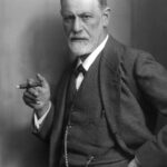 Retrato histórico de Sigmund Freud, fundador da psicanálise