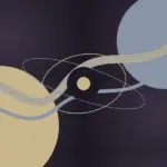 Ilustração abstrata com formas sobrepostas para representar o supereu na psicanálise.