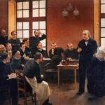 Aula clínica de Charcot na Salpêtrière, pintura de André Brouillet, 1887
