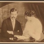 Sergei Pankejeff e sua esposa em fotografia de cerca de 1910